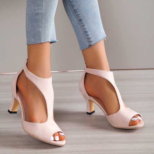 Comfortable Heeled Sandals for Women with Orthopedic Cushioned Style