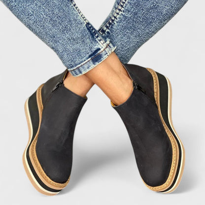 Comfortable Shoes for Women with Zipper Style