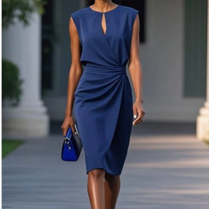 Effortless Chic Midi Dress for Women