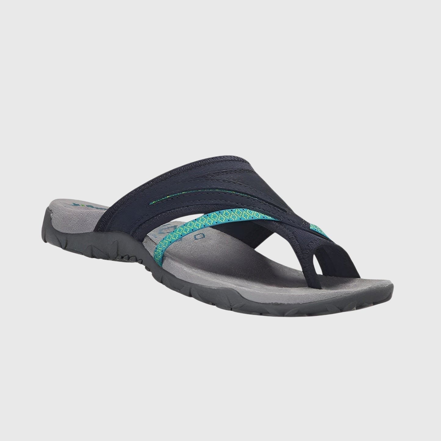 Comfortable Flip Flops for Women with Toe Ring Quilted Neoprene Strap Sport Flat Outdoor Sandal Style
