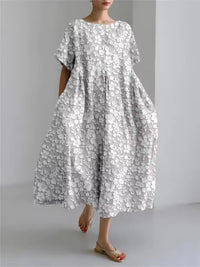 Floral Dark Gray