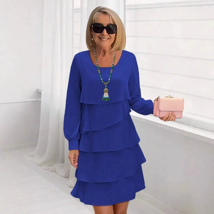 Effortless Mini Dress for Women with Long Sleeve