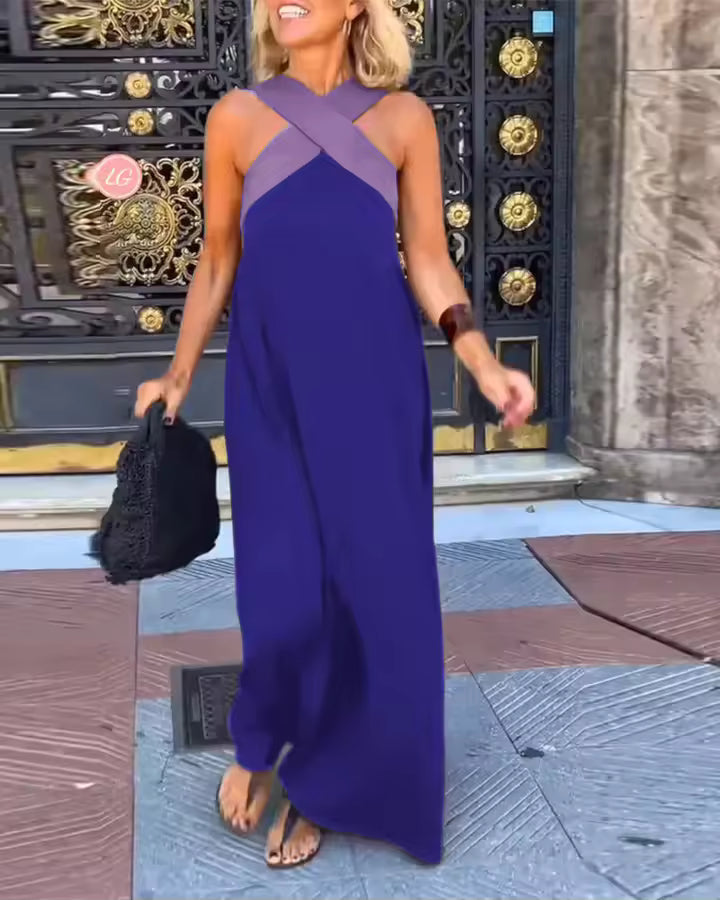 Stylish Maxi Dress for Women with Vintage Casual Style