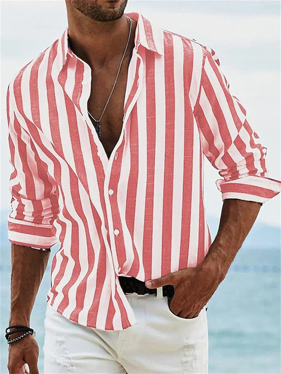 Comfortable Striped Shirt for Men