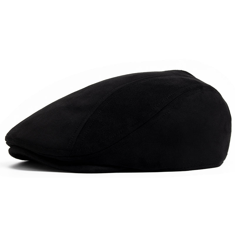 Classic Suede Cap for Men with Vintage Design
