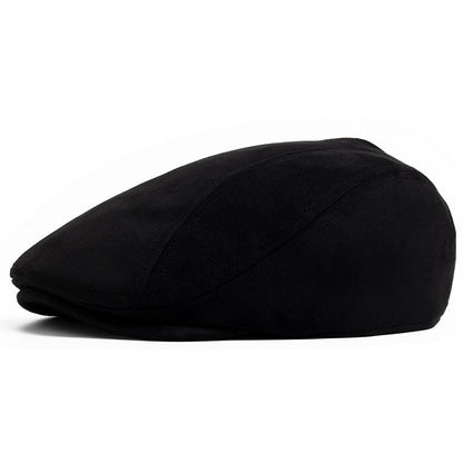 Classic Suede Cap for Men with Vintage Design