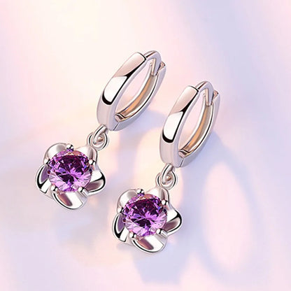 Elegant Earrings for Women with Round White Design