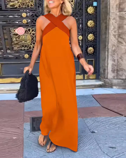 Stylish Maxi Dress for Women with Vintage Casual Style