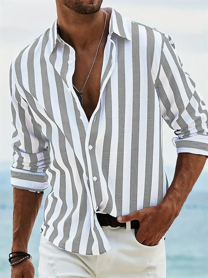 Comfortable Striped Shirt for Men