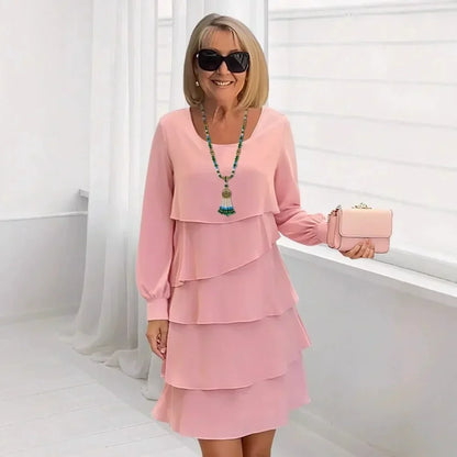 Effortless Mini Dress for Women with Long Sleeve