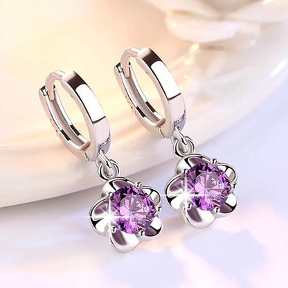 Elegant Earrings for Women with Round White Design