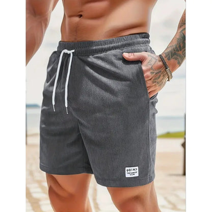 Effortless Shorts for Men with Drawstring Pockets
