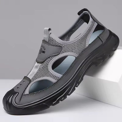 Comfortable Sandals for Men with Closed Toe Slip On Breathable Style