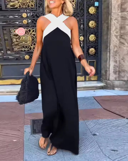 Stylish Maxi Dress for Women with Vintage Casual Style