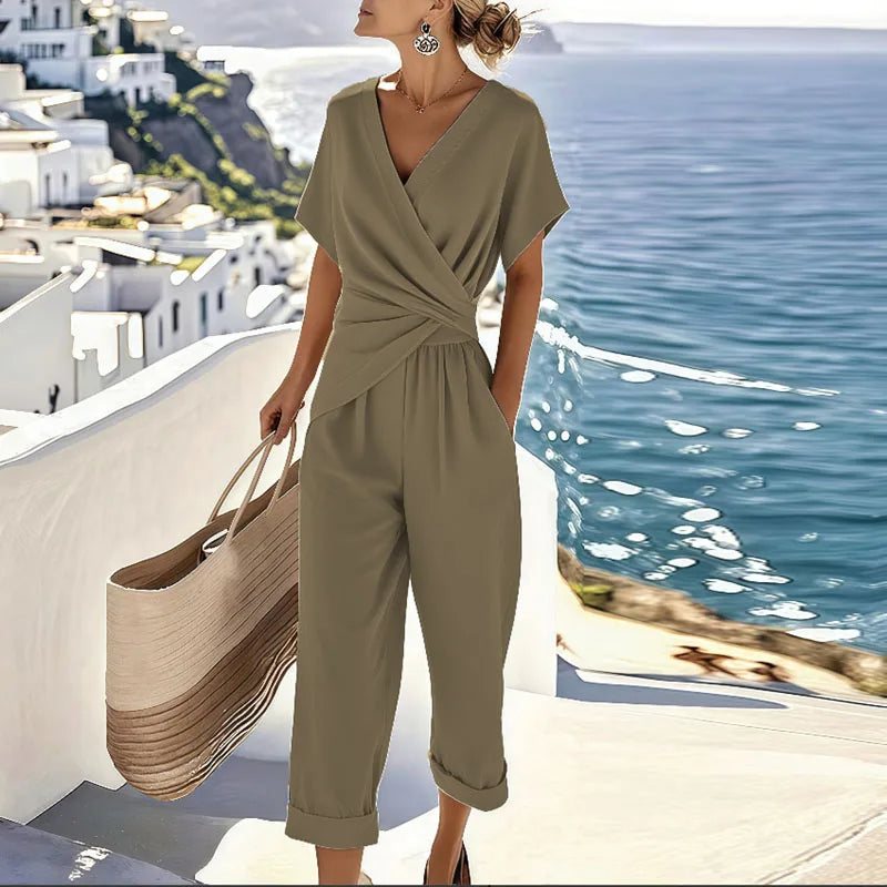 Stylish Two Piece Set for Women with Wrap