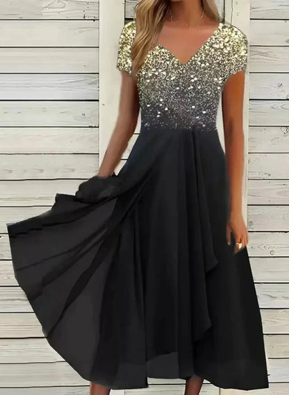 Elegant Floral Mini Dress for Women Formal Wedding Guest Style