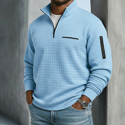 Comfortable Waffle Shirt for Men with Long Sleeve