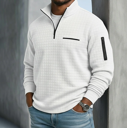 Comfortable Waffle Shirt for Men with Long Sleeve