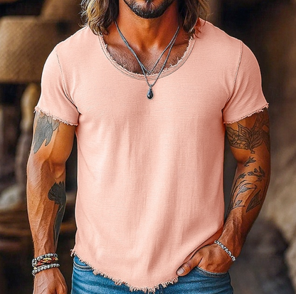 Stylish T Shirt for Men with Crew Neck