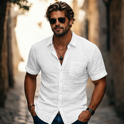 Stylish Shirt for Men with Short Sleeve