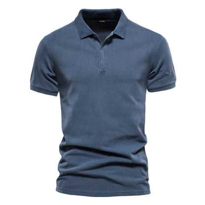 Effortless Flowy Polo Shirt for Men