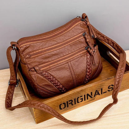 Stylish Shoulder Bag for Women with Braided Design