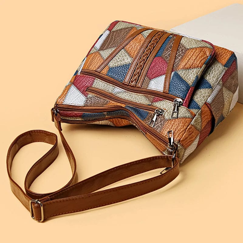 Elegant Handbag for Women with Timeless Mosaic Design