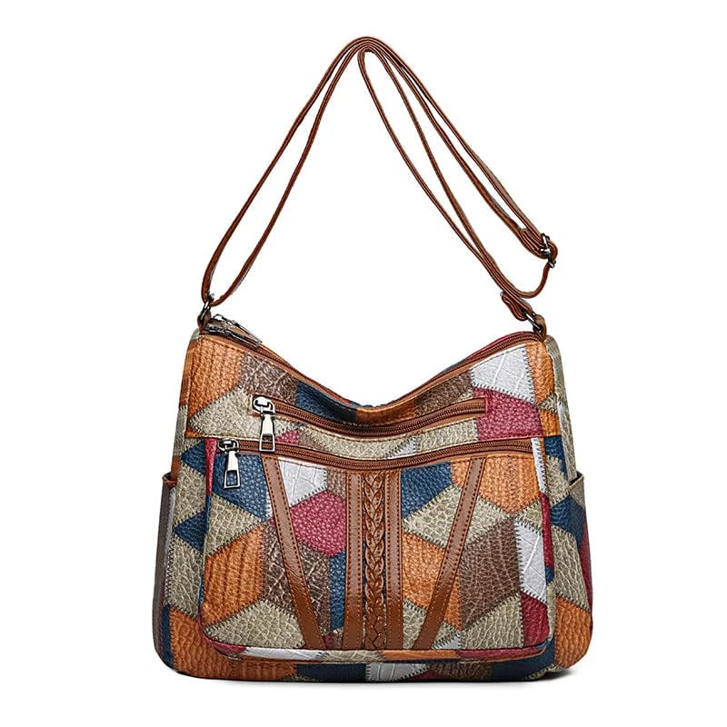 Elegant Handbag for Women with Timeless Mosaic Design