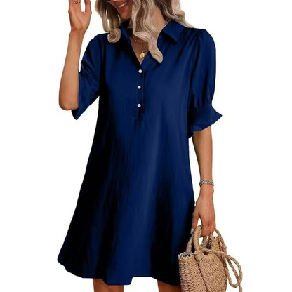 Stylish Shirt Dress for Women with Button Down