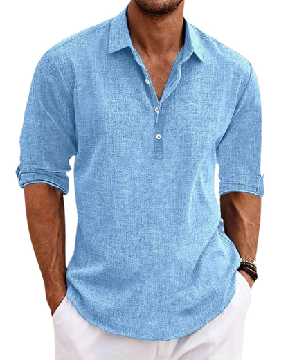 Stylish Flowy Button Down Shirt for Men