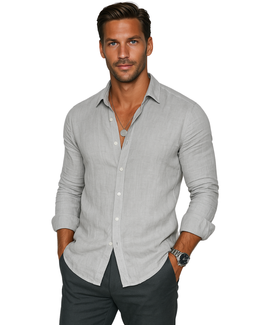 Stylish Shirt for Men with Long Sleeve