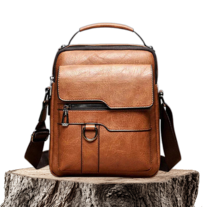 Stylish Crossbody Bag for Men with Casual Retro Design Pockets
