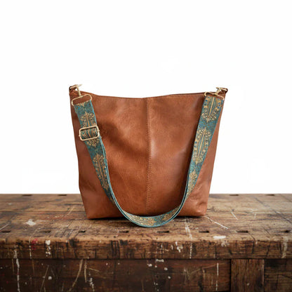Stylish Brown Crossbody Bag for Women with Vintage Design