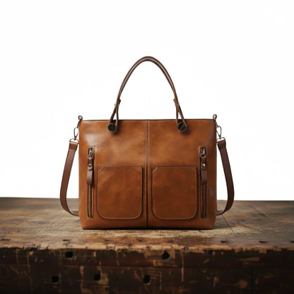 Effortless Shoulder Bag for Women with Pocket Design