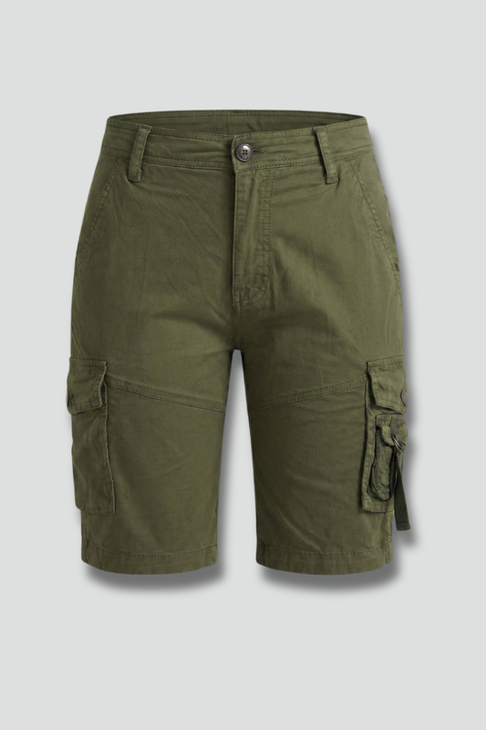 Stylish Cargo Shorts for Women with High Waist Utility Pocket Belt Loop Casual Style
