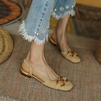 Comfortable Sandals for Women with Buckle Strap Cushioned Style