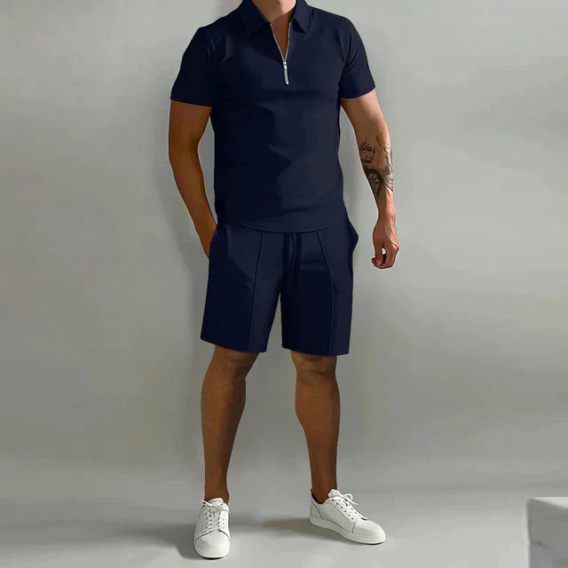 Effortless Polo and Shorts Set for Men