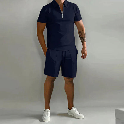 Effortless Polo and Shorts Set for Men