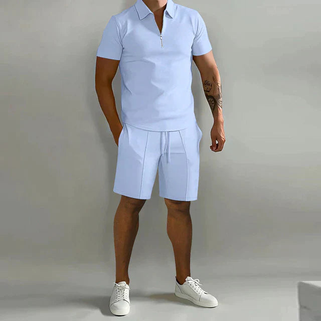Effortless Polo and Shorts Set for Men