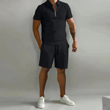 Effortless Polo and Shorts Set for Men