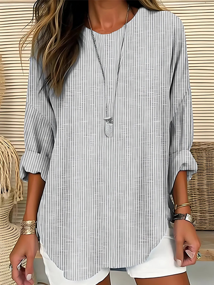 Effortless Striped Blouse for Women