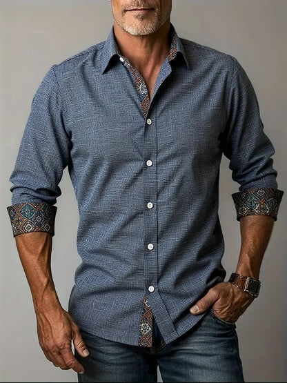 Comfortable Flowy Button Down Shirt for Men