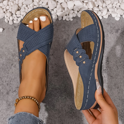 Comfortable Orthopedic Sandals for Women with Wedge Style