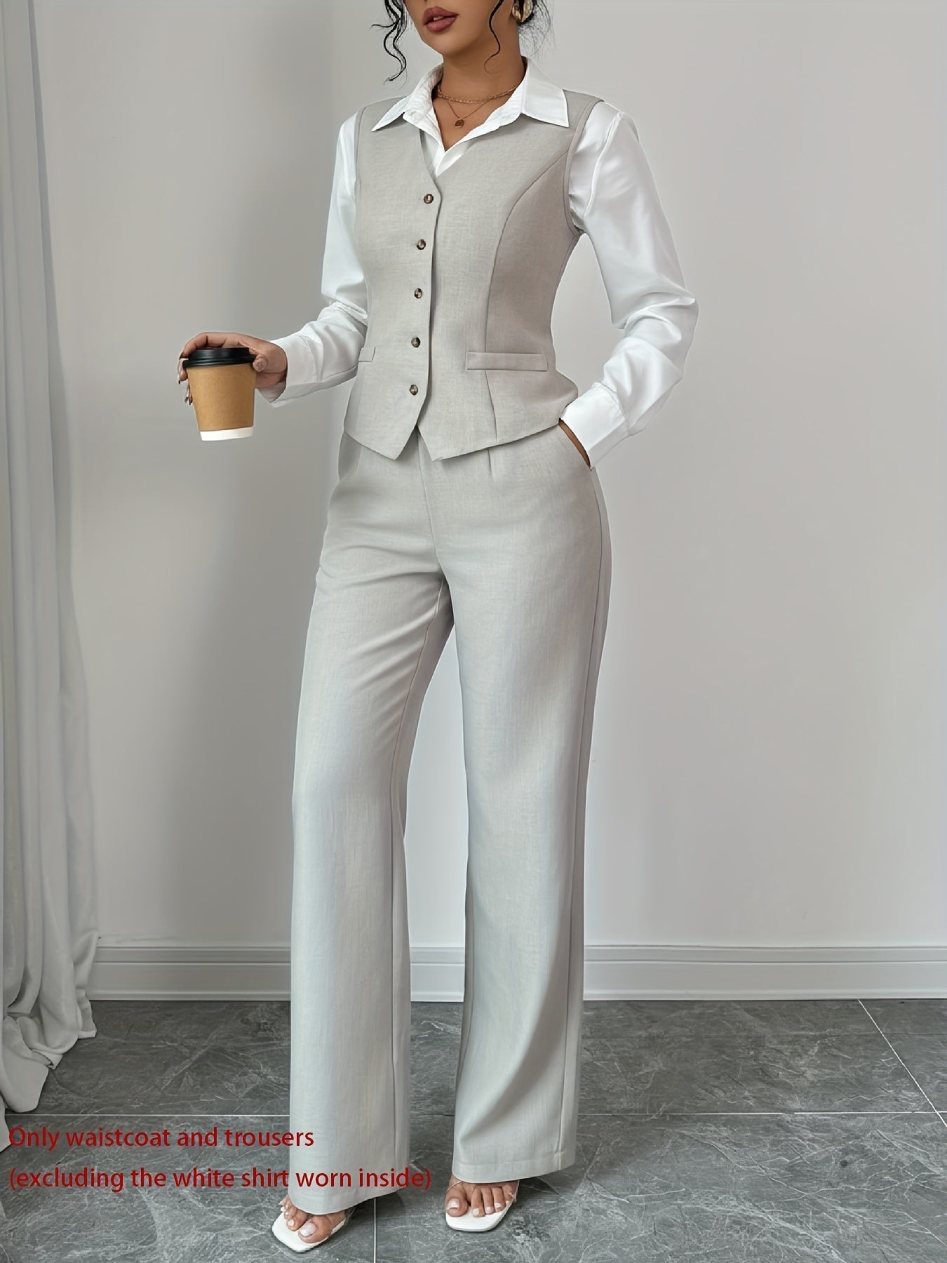Comfortable Two Piece Set for Women with Wide Leg