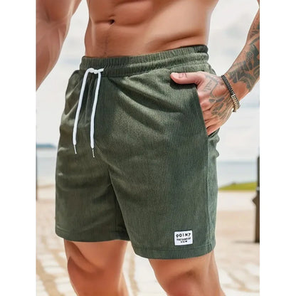 Effortless Shorts for Men with Drawstring Pockets
