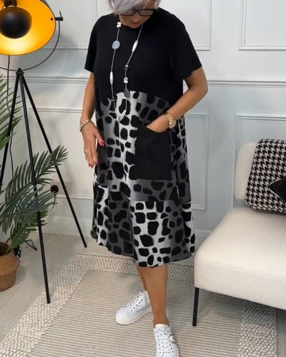 Elegant Flowy Midi Dress for Women