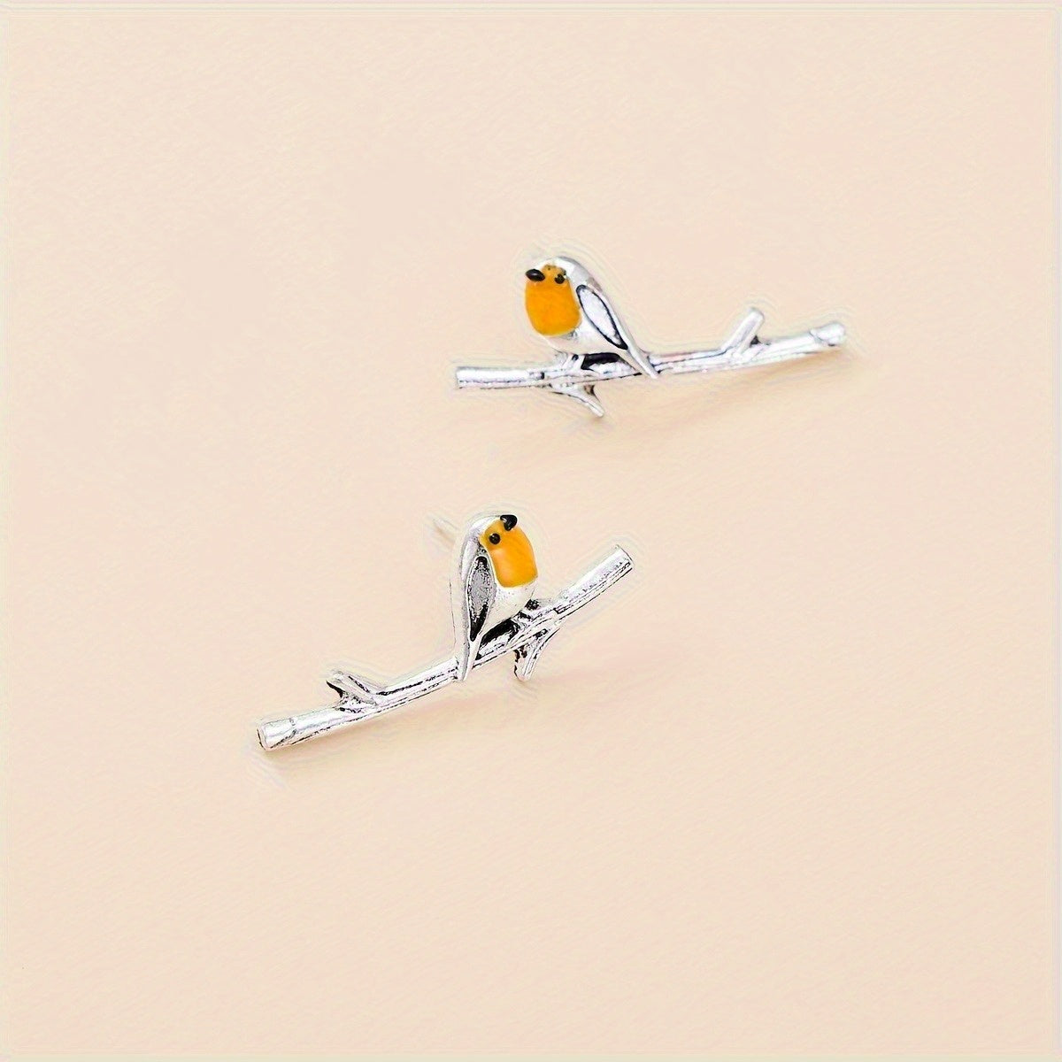Elegant Silver Earrings for Women with Minimalist Bird Design