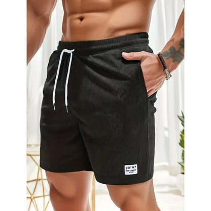 Effortless Shorts for Men with Drawstring Pockets