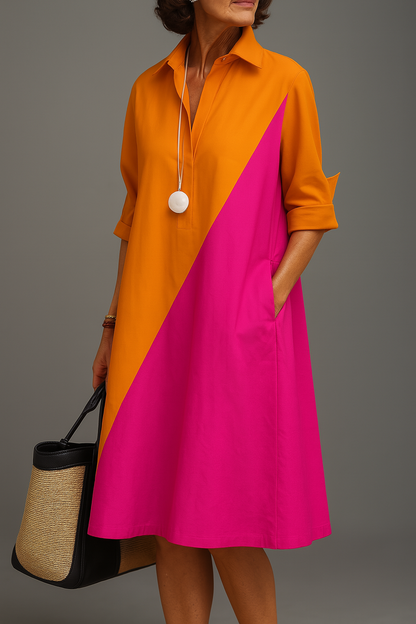 Effortless Flowy Midi Dress for Women