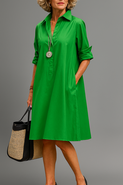 Effortless Flowy Midi Dress for Women